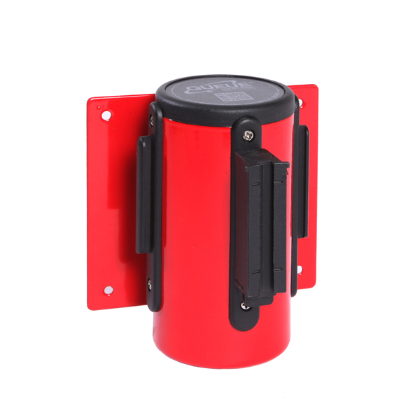 Queue Solutions WallMaster 300, Red, 10' Red/White CAUTION-DO NOT ENTER Belt WM300R-RWC100